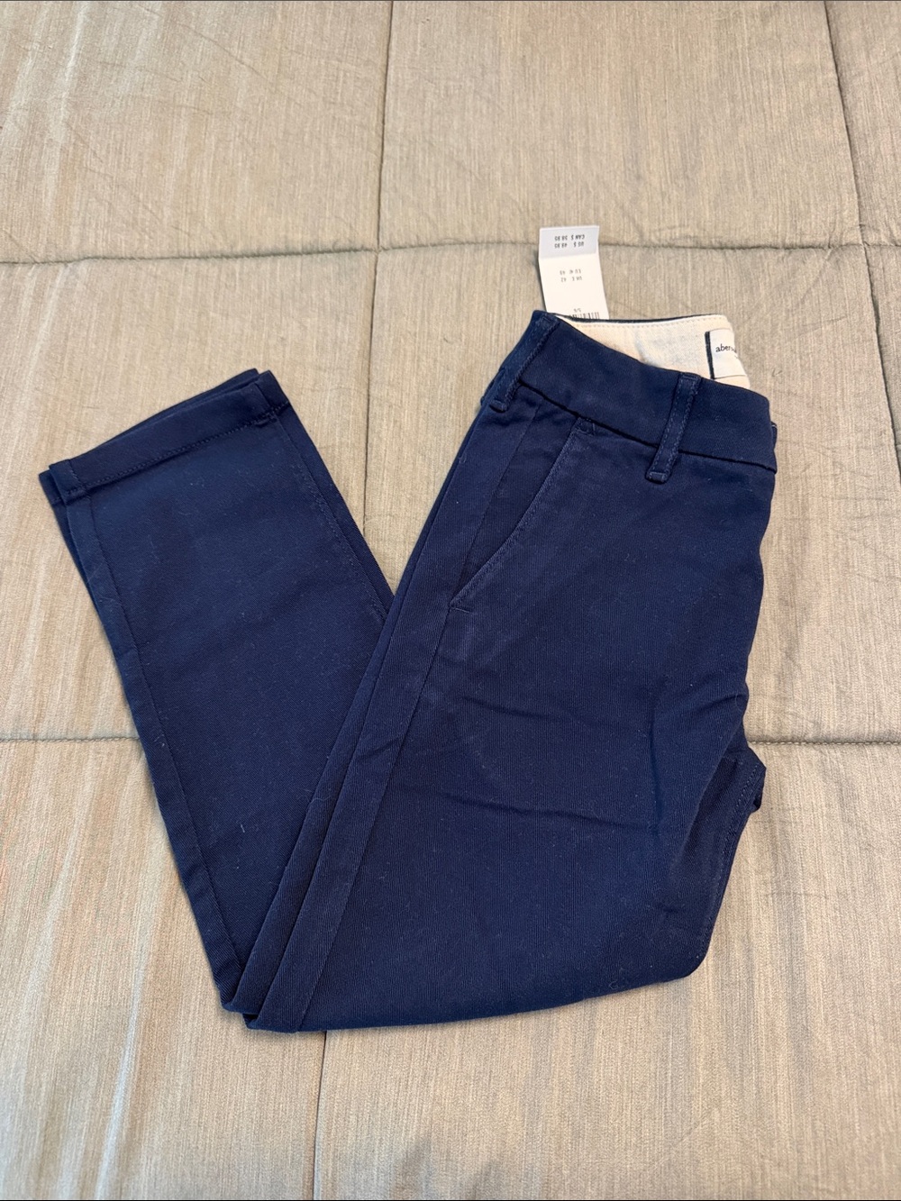 Abercrombie Boy’s Navy Slim Chino Pants